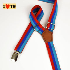 Blue and Red Striped Suspenders (1Yrs - 4Yrs)