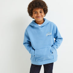 MONOPRIX LIGHT BLUE GOOD VIBES HOODIE