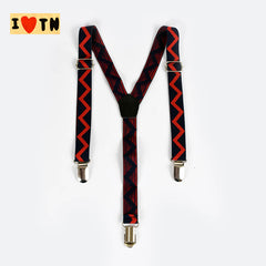 Navy Blue and Red zigzag Suspender (1Yrs - 4Yrs)