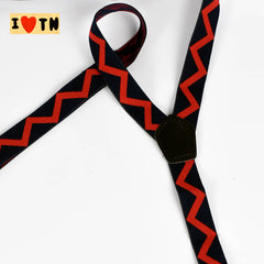 Navy Blue and Red zigzag Suspender (1Yrs - 4Yrs)