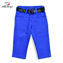 BRANDED BOY T-SHIRT AND PANT WITH DENIM VEST AND HAT