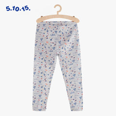 5.10.15 Grey Racket Patterned Leggings