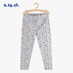 5.10.15 Grey Racket Patterned Leggings