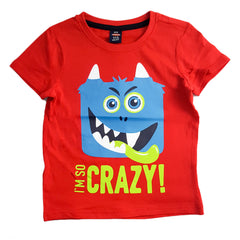 I'm so crazy Red Tshirt