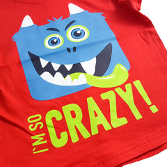 I'm so crazy Red Tshirt