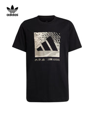 ADIDAS BLACK CAMOU LOGO T-SHIRT JD4643