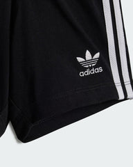 ADIDAS BLACK WHITE KIDS SHORTS TEE SET