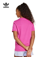 ADIDAS DARK PINK ANIMAL ESSENTIALS T-SHIRT