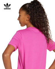 ADIDAS DARK PINK ANIMAL ESSENTIALS T-SHIRT