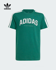 ADIDAS GREEN UNISEX CODES COLLEGIATE GRAPHIC T-SHIRT