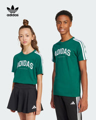 ADIDAS GREEN UNISEX CODES COLLEGIATE GRAPHIC T-SHIRT