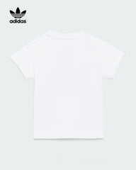 ADIDAS KIDS UNISEX WHITE TREFOIL T-SHIRT