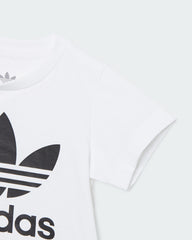 ADIDAS KIDS UNISEX WHITE TREFOIL T-SHIRT