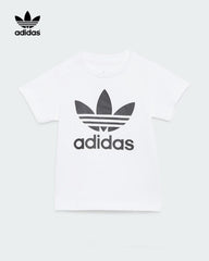 ADIDAS KIDS UNISEX WHITE TREFOIL T-SHIRT