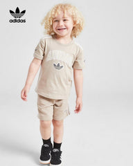 ADIDAS ORIGINALS INFANTS T-SHIRT WITH SHORT SET