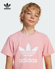 ADIDAS PINK SPARK TREFOIL T-SHIRT