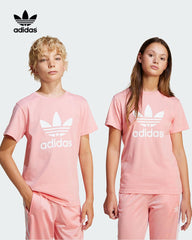 ADIDAS PINK SPARK TREFOIL T-SHIRT