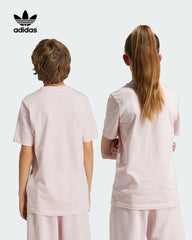 ADIDAS PINK ESSENTIALS SMALL LOGO T-SHIRT