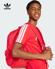 ADIDAS RED UNISEX CODES COLLEGIATE GRAPHIC T-SHIRT