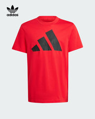 ADIDAS RED UNISEX ESSENTIALS T-SHIRT
