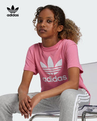 ADIDAS ROSE TONE ADICOLOR TREFOIL T-SHIRT