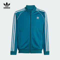 ADIDAS TEAL GREEN TRACK JACKET IY7452