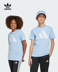 ADIDAS UNISEX GLOW BLUE REMERA ESSENTIALS T-SHIRT