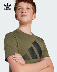 ADIDAS UNISEX OLIVE ESSENTIALS T-SHIRT