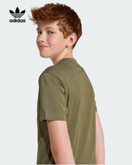 ADIDAS UNISEX OLIVE ESSENTIALS T-SHIRT