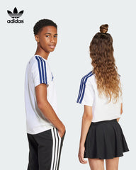 ADIDAS WHITE UNISEX CODES COLLEGIATE GRAPHIC T-SHIRT