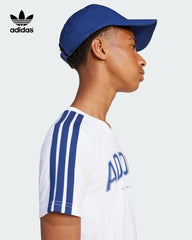 ADIDAS WHITE UNISEX CODES COLLEGIATE GRAPHIC T-SHIRT