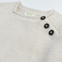 ALANA OFF WHITE KIDS FINE KNIT SWEATER