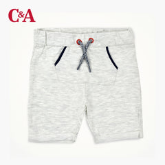 C&A BABY CLUB ASH GREY SHORTS WITH DRAWSTRINGS