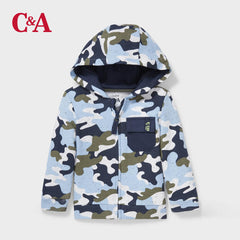 BABY CLUB BLUE CAMOUFLAGE HOODIE + TROUSER SET
