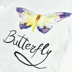 BABY GO WHITE BUTTERFLY TOP