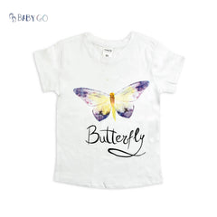 BABY GO WHITE BUTTERFLY TOP