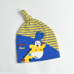 BABY KIDS YELLOW DEER RABBIT CAP