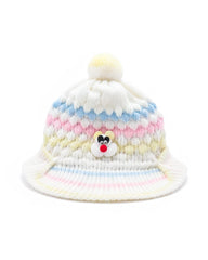 BABY MULTICOLOR BUNNY KNITTED PCAP