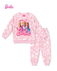 BARBIE PINK PRINTED PYJAMA 2 PCS SET