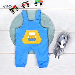 VEO BABY BLUE PRINTED 2 PCS BODYSUIT