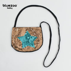BLUEZOO GOLDEN STAR SEQUINED MINI PURSE