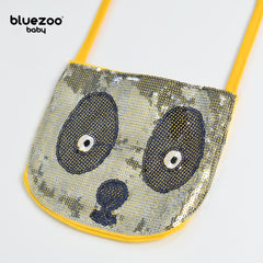 BLUEZOO YELLOW PANDA SEQUINED MINI PURSE