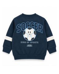BOYS NAVY PLAY FOR FUN SWEATSHIRT WITH JOGGER SET