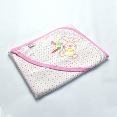 BRANDED BABY PINK RABIT DOTTED WRAPPING SHEET