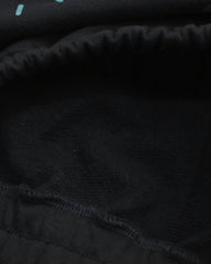 BRANDED BLACK PRINTED HOODED 2 PCS SET