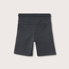 MANGO CHARCOAL ELASTIC WAIST BERMUDA SHORTS
