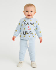 BRANDED DREAM & LAUGH PRINTED 2 PCS SET