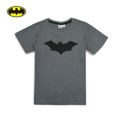 BRANDED GREY BATMAN LOGO T-SHIRT
