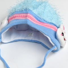 BRANDED KIDS BLUE WARM RABBIT CAP