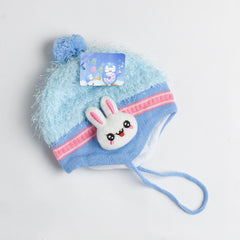 BRANDED KIDS BLUE WARM RABBIT CAP